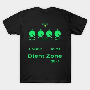 Guitar Pedal DJENT ZONE Heavy Metal!!! Green T-Shirt